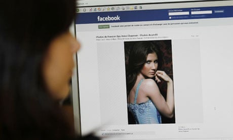 A Facebook page dedicated to accused Russian spy Anna Chapman