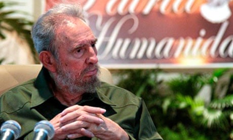 Former Cuban leader Fidel Castro in Havana