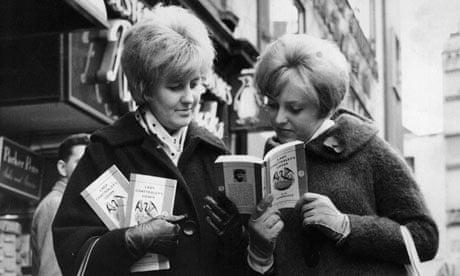 Two women buy copies of DH Lawrence's Lady Chatterley's Lover in 1960