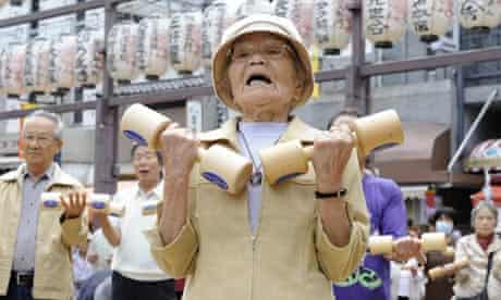 elderly japanese people