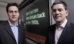 Ed Miliband (left) and David Miliband