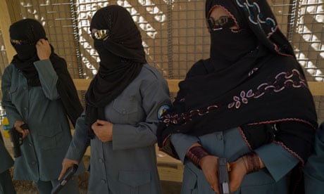 Afghan women training as polide officers