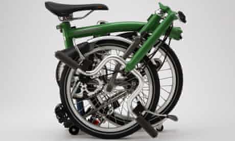A Brompton folding bike