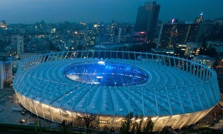 Euro 2012 soccer stadium in Kiev