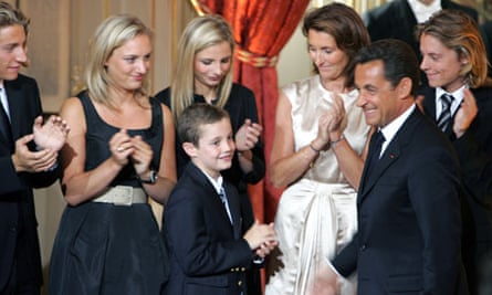 Nicolas Sarkozy and his family, 2007