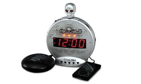 An alarm clock that's loud enough for deaf people | Deafness and hearing loss | The Guardian An alarm clock that's loud enough for deaf people | Deafness and hearing loss | The Guardian