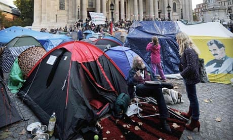 Occupy outside St Pauls