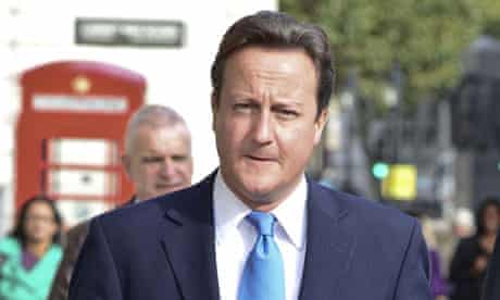 David Cameron looking pensive, October 2011
