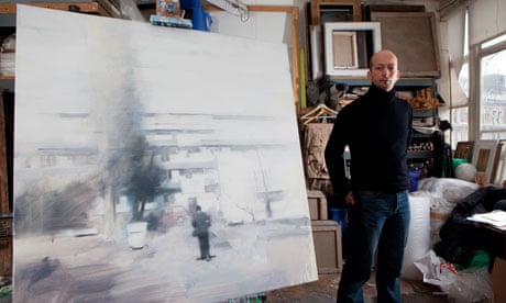 James Hart Dyke in his studio