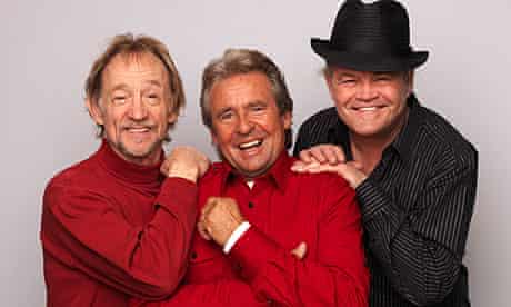 Peter Tork, Davey Jones and Micky Dolenz of The Monkees announce the band's 45th anniversary tour.
