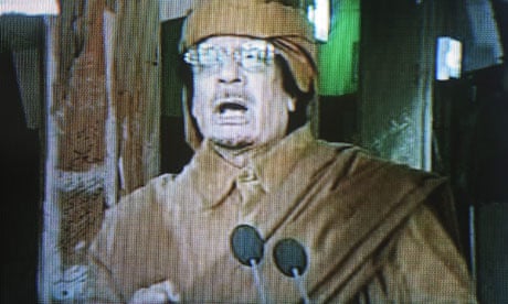 Gaddafi says he will not step down