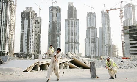 Pakistani construction workers in Dubai