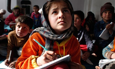 Afghanistan's Street Children at school