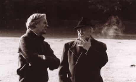John le Carré and Alec Guinness