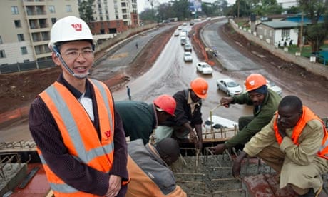 Chinese civil engineer in Nairobi