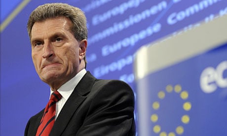 EU energy commissioner Gunther Oettinger announces testing of European nuclear facilities.