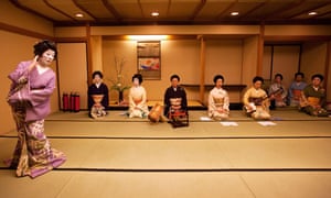 Geishas perform in Tokyo