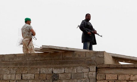 Libyan soldiers in Tripoli