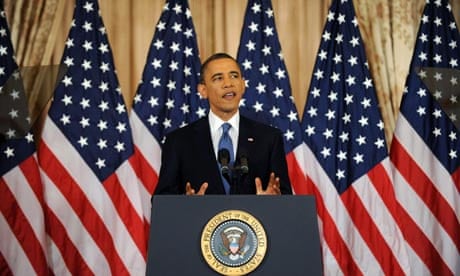 US President Barack Obama delivers speech on Middle East
