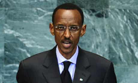 Rwanda's president, Paul Kagame 