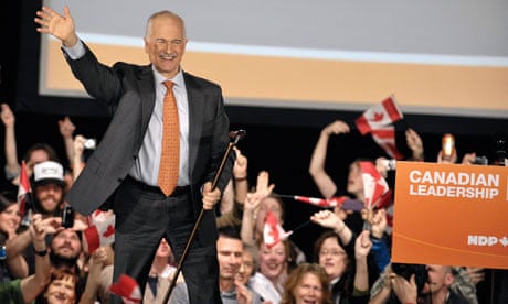 Canadian NDP leader Jack Layton