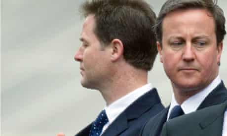Nick Clegg and David Cameron 