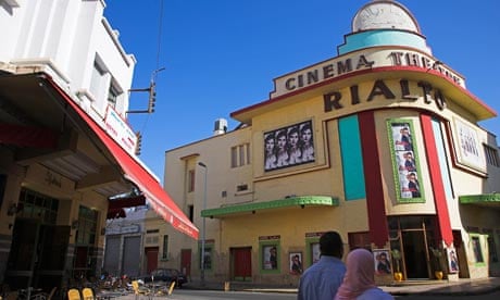 The 1930 art deco Rialto cinema-theatre on rue Mohammed Qorri in Casablanca, a Moroccan screen gem