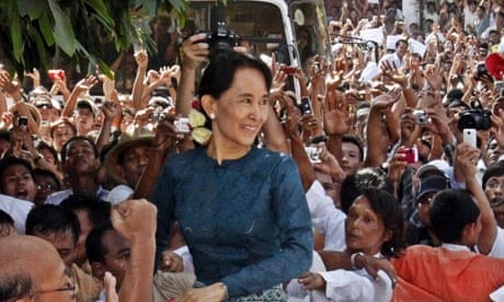 Burmese democracy leader Aung San Suu Kyi