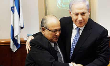 Binyamin Netanyahu with Meir Dagan as the spymaster left his post as head of Mossad in January