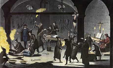 A variety of tortures used during the Spanish Inquisition