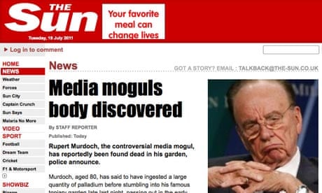 Sun Website Hacked By Lulzsec Lulzsec The Guardian