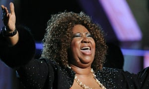 Aretha Franklin performing in 2009