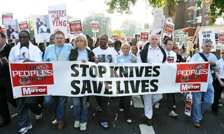 March against knife crime