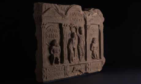 A slab of the Antonine Wall with relief sculpture
