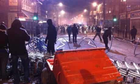 Riot In Tottenham london