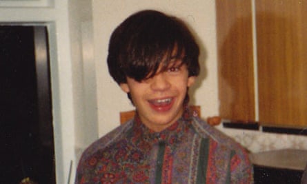 Alexis Petridis as a teenager in the 1980s