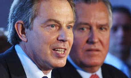Peter Hain with Tony Blair