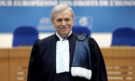 President of the European Court of Human Rights, Sir Nicolas Bratza in Strasbourg, France