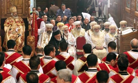 Christian Coptics hold Christmas mass