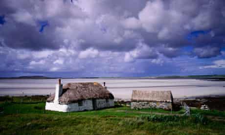 Farmhouse near Traigh Bhalaigh beach, North Uist, Outer Hebrides
