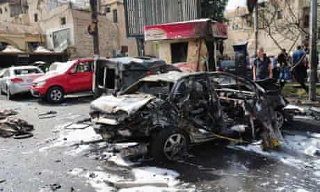 car bomb damascus syria