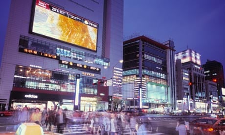 Gangnam district, Seoul … the point of it is to be seen there.