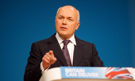Iain Duncan Smith, who appears to be planning to limit welfare paid to parents