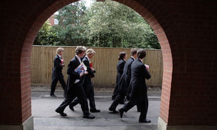 Eton pupils on their way to lessons, 2008