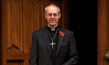 Justin Welby, archbishop of Canterbury, November 2012