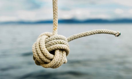 A nautical monkey knot