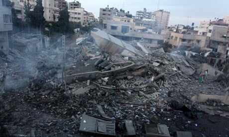 Aftermath of Israeli Airstrikes in Gaza