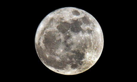 The moon, pictured 19 March 2011