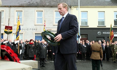 taoiseach Enda Kenny's visit to Enniskillen on Remembrance Sunday