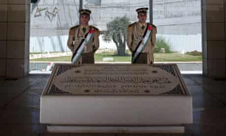 Yasser Arafat's tomb … 'Exhumation is a straight-forward process,' according to an expert.